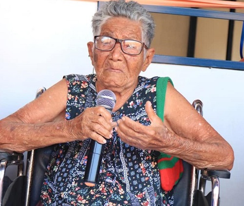 Mauricia Santamaría Pérez del Barrio El Progreso en Chinandega, es la propietaria de la vivienda digna que le otorgó el Buen Gobierno a través de la alcaldía de Chinandega