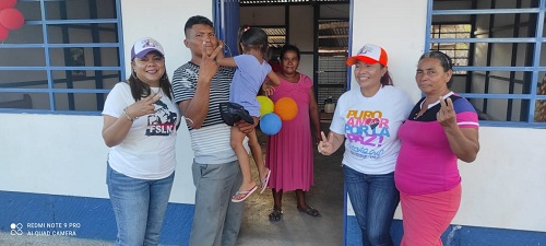 Vivienda solidaria en Villanueva, comunidad Las Brisas.