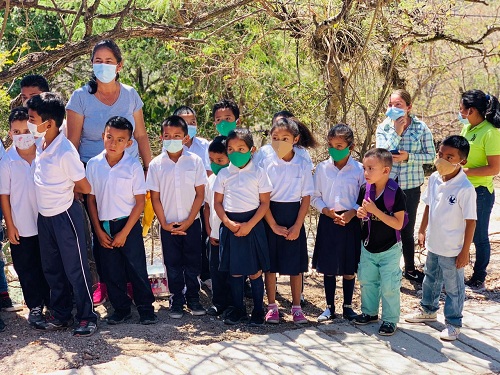 Inauguración de cunetas en la comunidad Apanaje en Las Sabanas