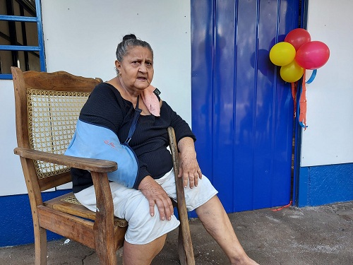 En Malpaisillo - Larreynaga la  vivienda solidaria  # 4,  la recibió doña Gloria Emilia Picado del barrio Raúl Salgado 