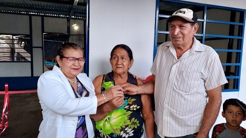 José Heriberto Carranza del barrio Entimo Andino en  El Viejo ya tiene casa nueva 