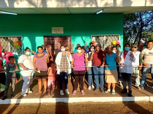 Larreynaga:Mejora en el puesto de salud Jorge Barreto en la comunidad del mismo nombre