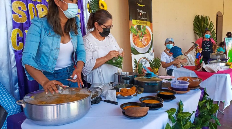 Las sopas sobresalieron en festivales departamentales de Cuaresma. Participaron  también rondones de almeja y con mojarra asada, así como  arroz aguado con gaspar.