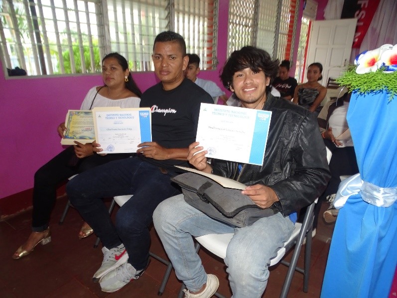 Entrega de Certificados en del municipio de Nandasmo
