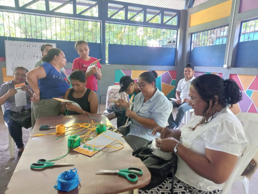 Curso Manualidades en Camba, Chichigalpa