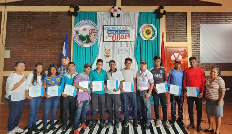 Entrega de Certificados en el municipio de Mozonte