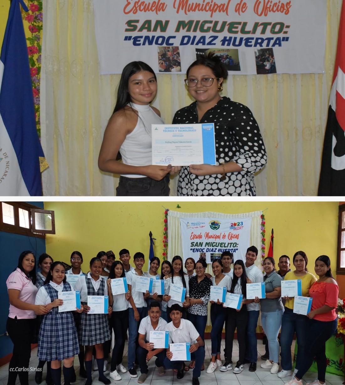 Promoción en la Escuela de Oficios Municipio de San Miguelito