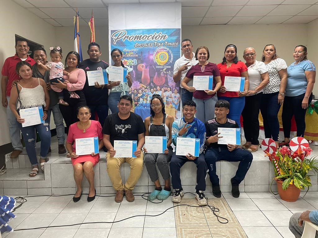 Protagonistas egresados, Escuela Municipal de Oficios, San Juan de Nicaragua 