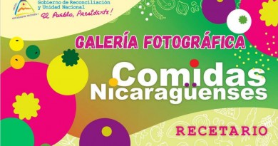 Presentación de Recetario Comidas Nicaragüenses/ INIFOM